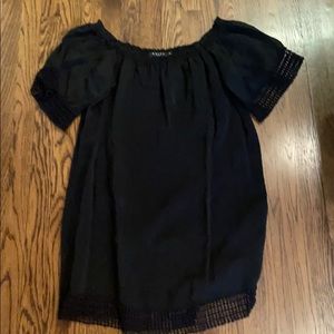 Black off the shoulder dress